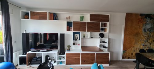 Bibliothèque sur-mesure à Malakoff (92)