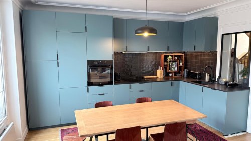 Rénovation d'une cuisine en L à Charenton-le-Pont (94)